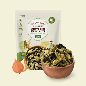 [라라스팜] 100%국산 김부각 김두부각 양파맛 30g