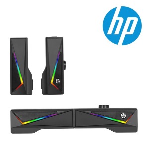 HP 정품 DHE-6005 RGB LED 분리형 게이밍 사운드바